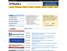 Tablet Screenshot of ifin.ru